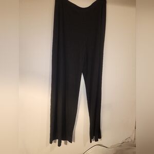 J. Jill Stretch Black Wide Leg Pants XL